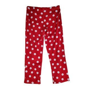 Secret Treasures Sleepwear Women's Size Large Red Polkadot Pajama Pants 1218